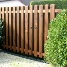 Portillon en Bois Rustique pour un Accueil Chaleureux Bagnolet